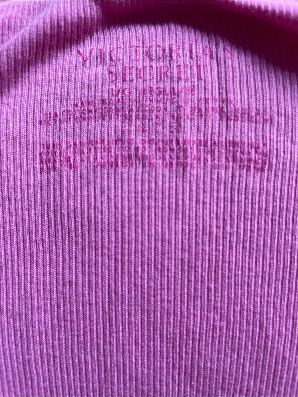 Victoria's Secret Pink Rhinestone Logo Tank Top - Picture 2 of 3